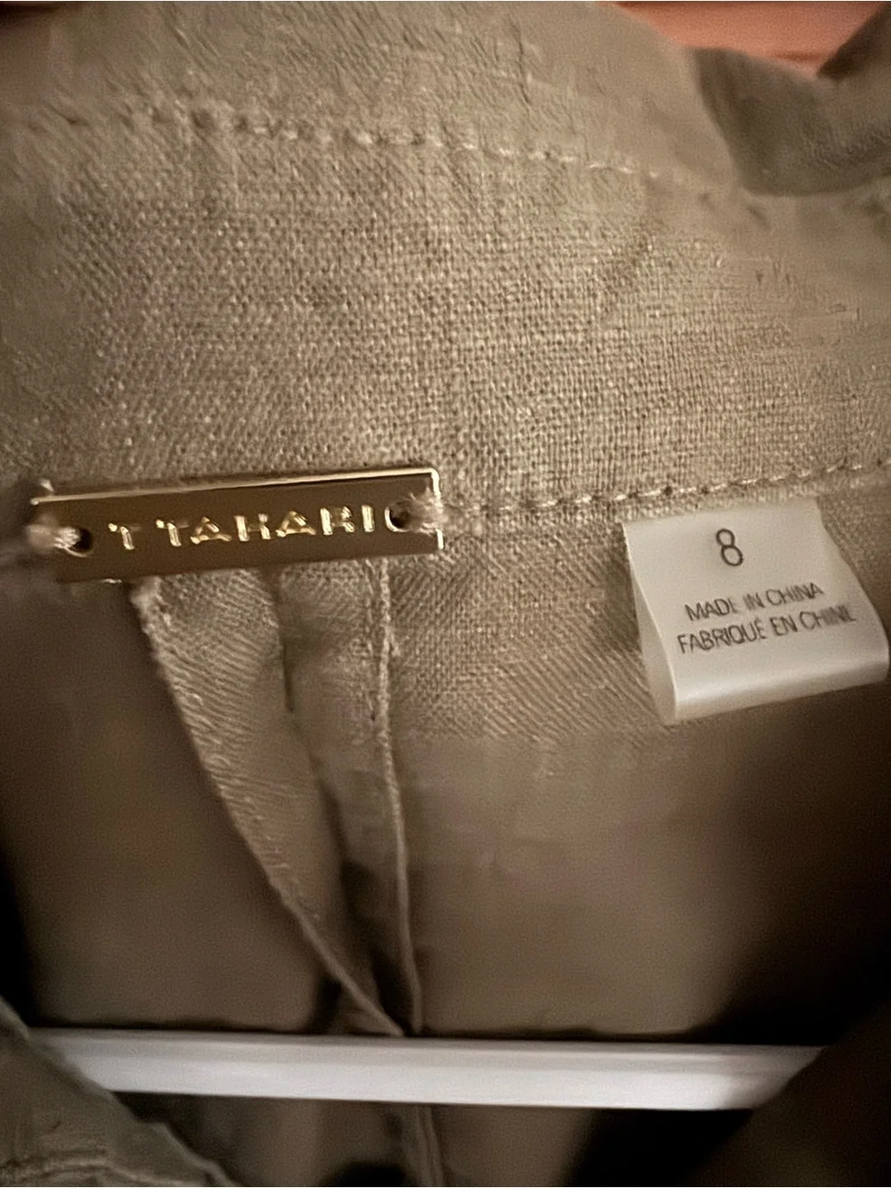 T Tahari sleeveless line